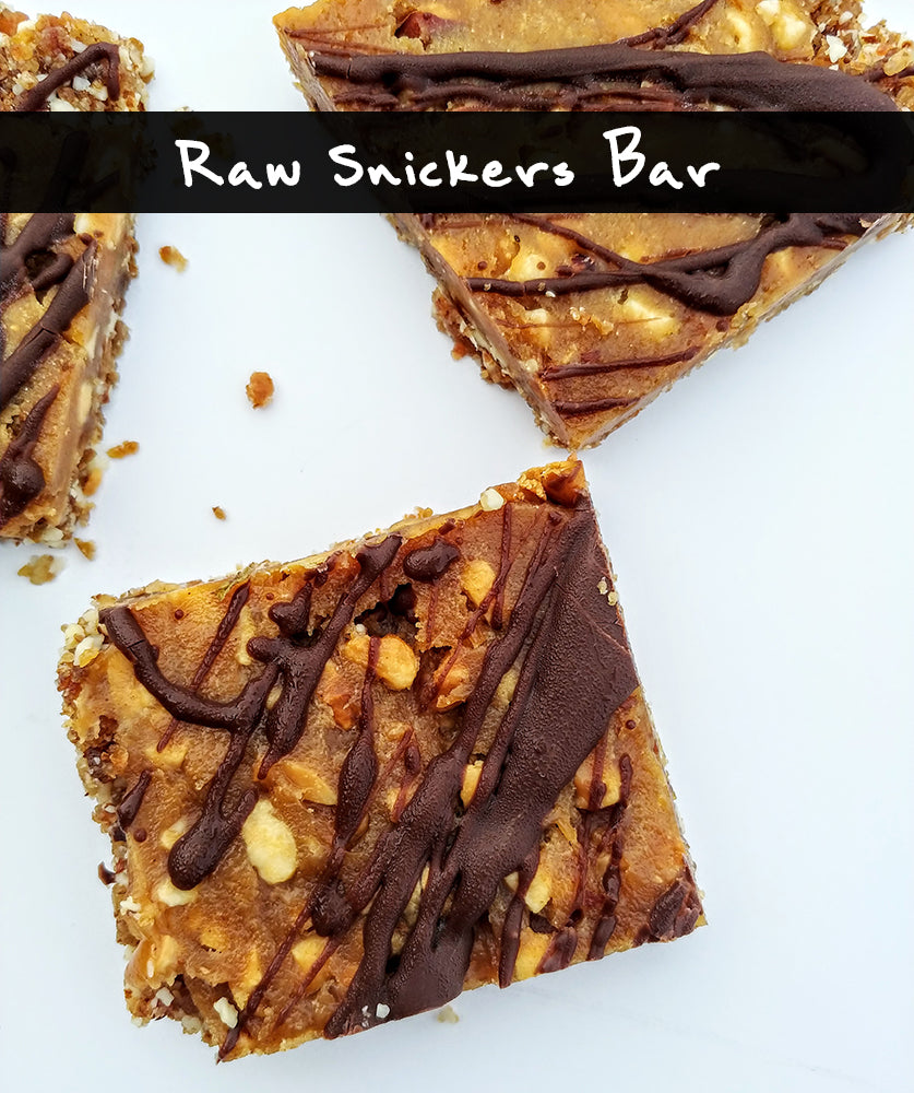 Raw Snickers Bar