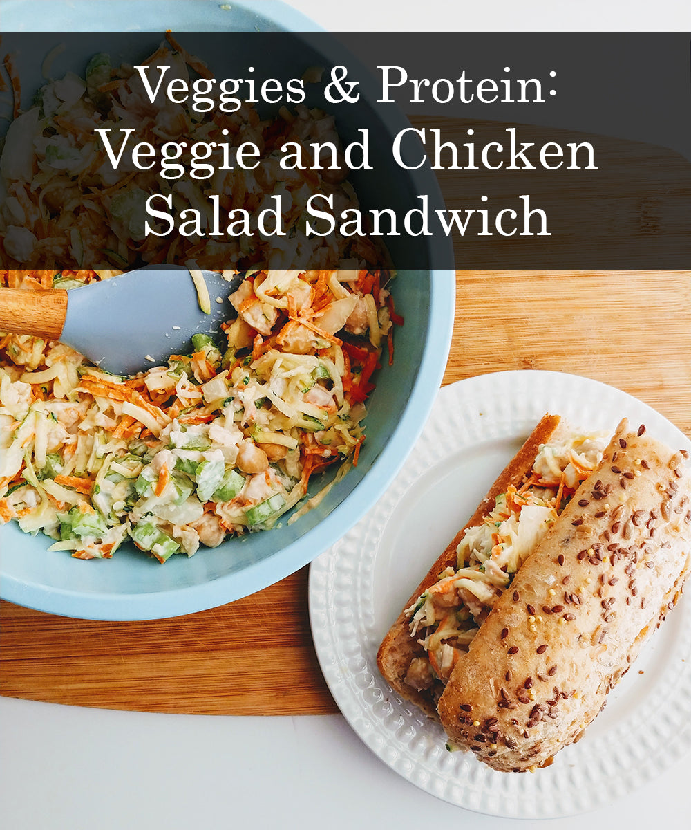 Veggie Packed Chicken Salad Sandwich