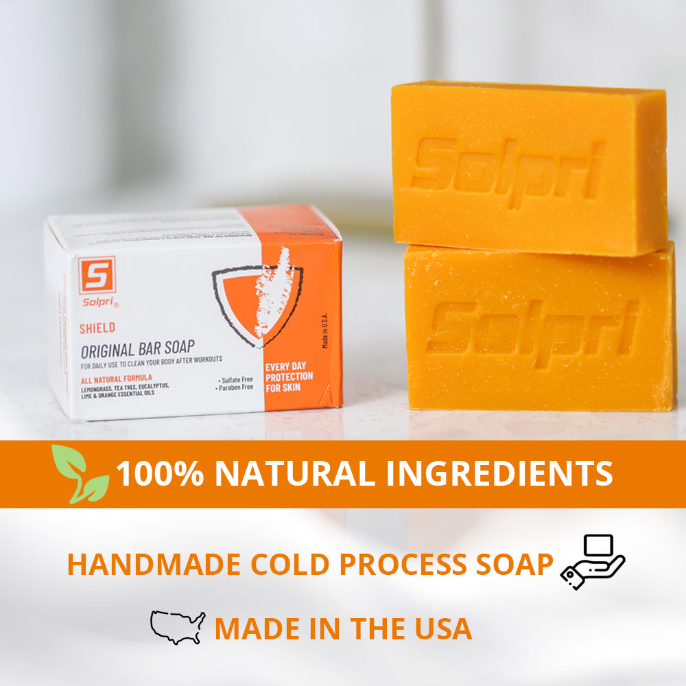 Shield Athlete's Lemongrass & Tea Tree Bar Soap