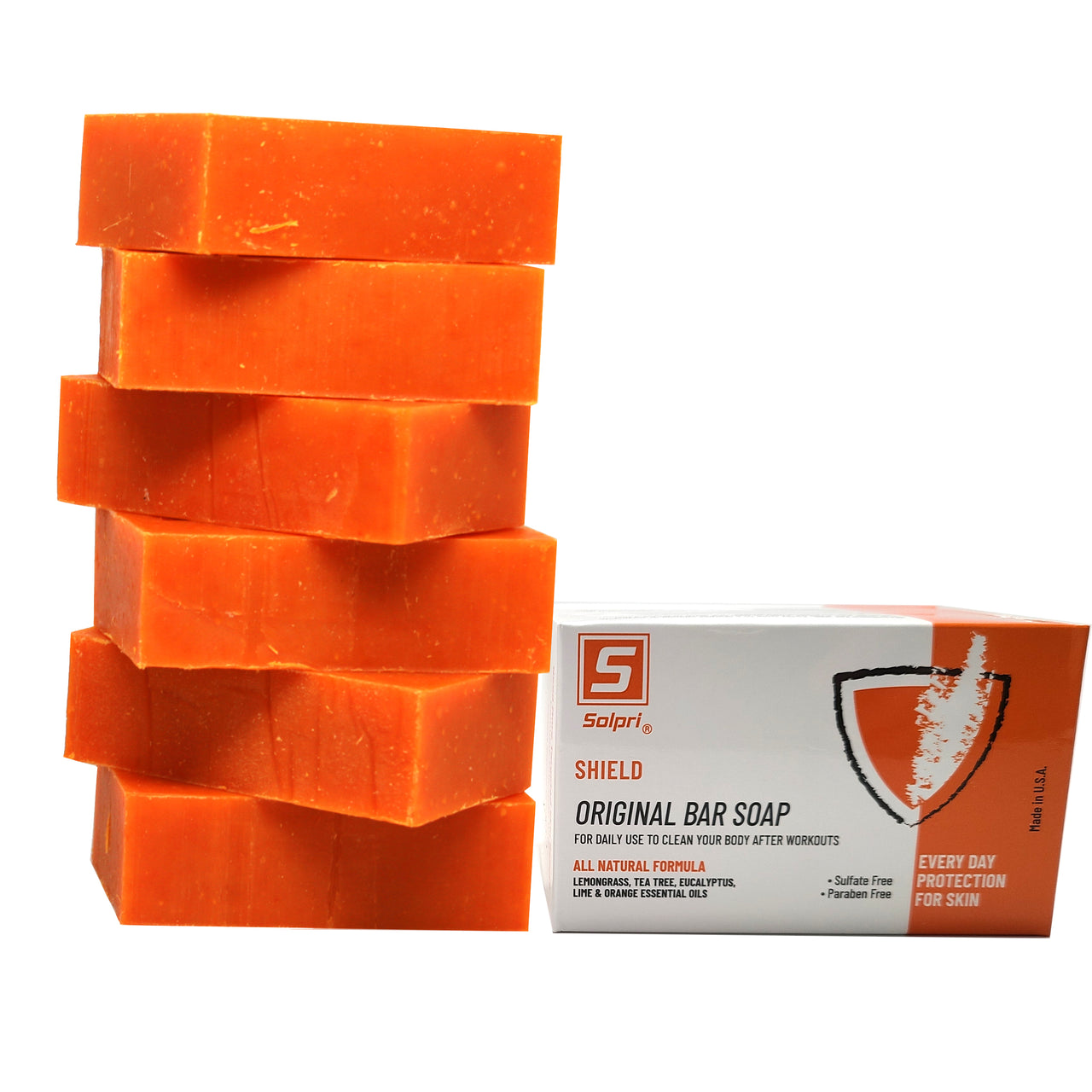 Shield Athlete's Lemongrass & Tea Tree Bar Soap