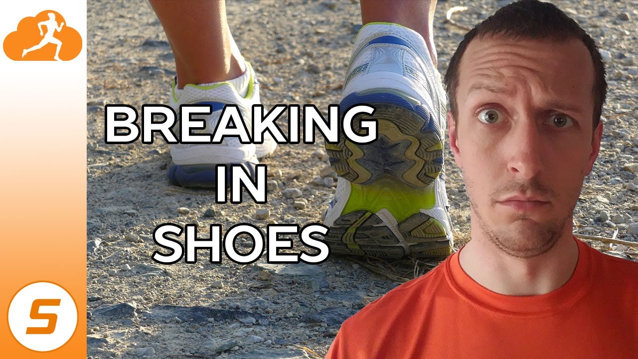 How do you break in new running shoes?