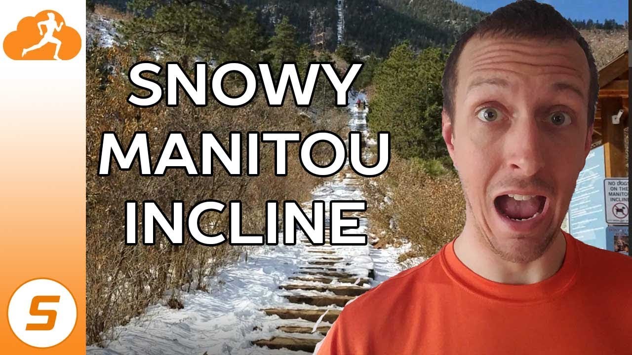 I ran the Manitou Incline in the Snow