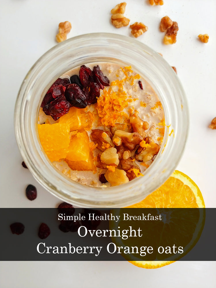 Cranberry Orange Overnight Oats for a Filling Breakfast
