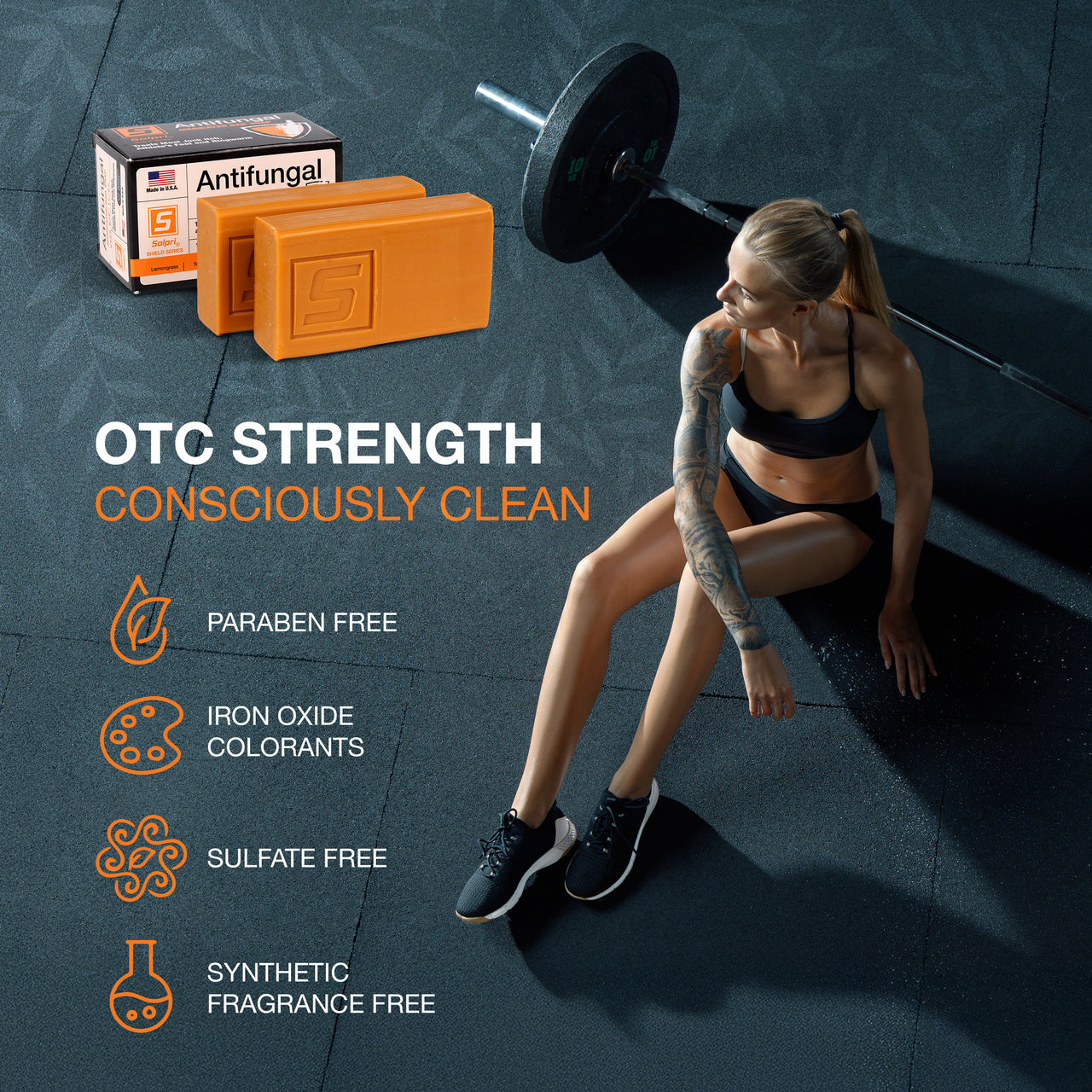 Shield Medicated Antifungal Bar Soap with 1% Clotrimazole